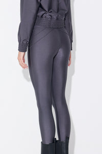 AYRA LEGGINGS GLOSSY GRAY